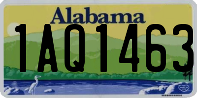 AL license plate 1AQ1463