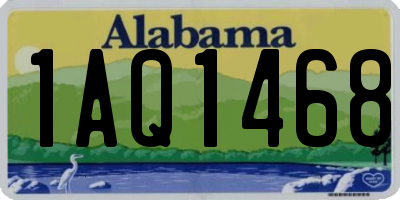 AL license plate 1AQ1468
