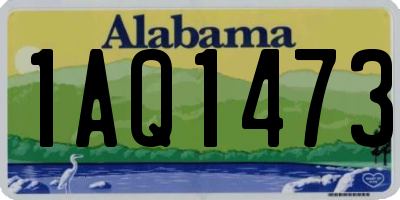 AL license plate 1AQ1473