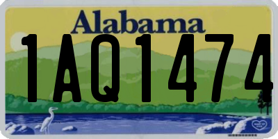 AL license plate 1AQ1474