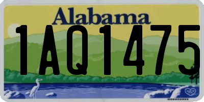 AL license plate 1AQ1475