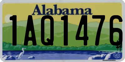 AL license plate 1AQ1476