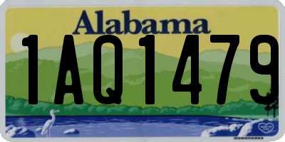 AL license plate 1AQ1479