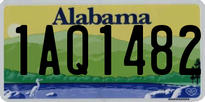 AL license plate 1AQ1482