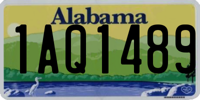 AL license plate 1AQ1489