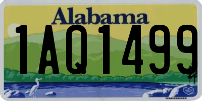 AL license plate 1AQ1499