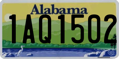 AL license plate 1AQ1502