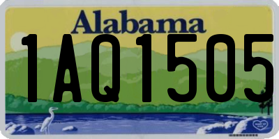 AL license plate 1AQ1505