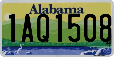 AL license plate 1AQ1508