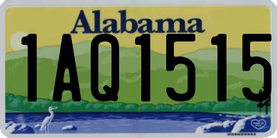AL license plate 1AQ1515