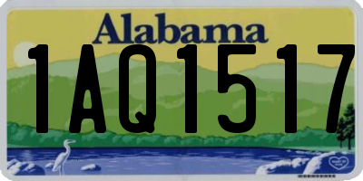 AL license plate 1AQ1517