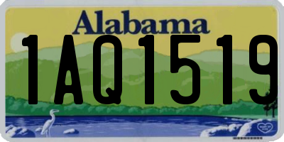 AL license plate 1AQ1519