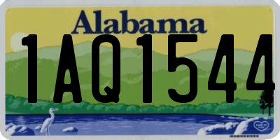 AL license plate 1AQ1544