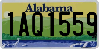 AL license plate 1AQ1559