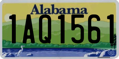 AL license plate 1AQ1561