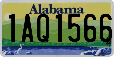 AL license plate 1AQ1566