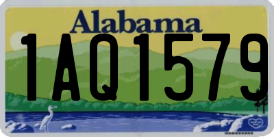 AL license plate 1AQ1579
