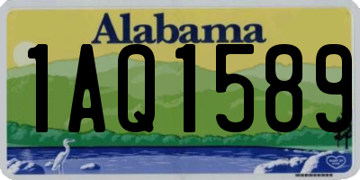 AL license plate 1AQ1589