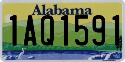 AL license plate 1AQ1591