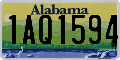 AL license plate 1AQ1594