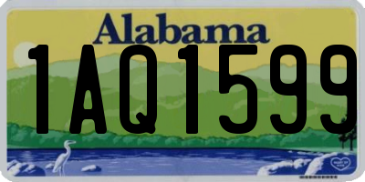 AL license plate 1AQ1599