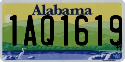 AL license plate 1AQ1619
