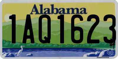 AL license plate 1AQ1623