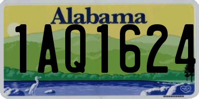 AL license plate 1AQ1624