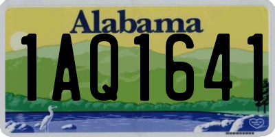 AL license plate 1AQ1641