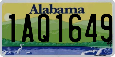AL license plate 1AQ1649