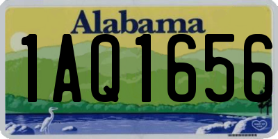 AL license plate 1AQ1656