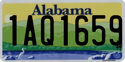 AL license plate 1AQ1659