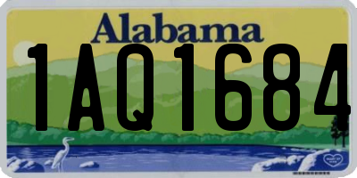 AL license plate 1AQ1684