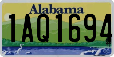 AL license plate 1AQ1694