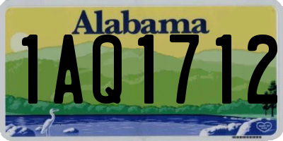 AL license plate 1AQ1712