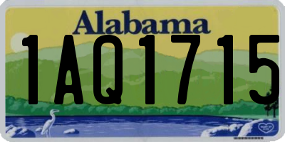 AL license plate 1AQ1715