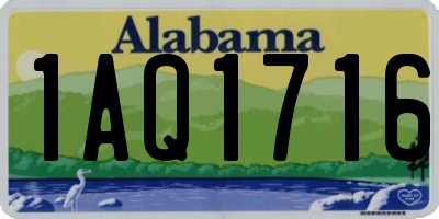 AL license plate 1AQ1716
