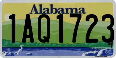 AL license plate 1AQ1723