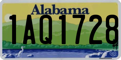 AL license plate 1AQ1728