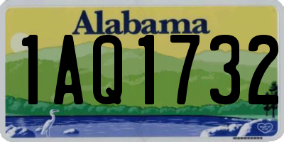 AL license plate 1AQ1732