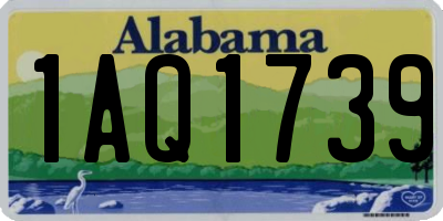 AL license plate 1AQ1739