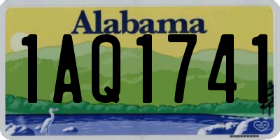 AL license plate 1AQ1741