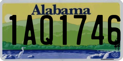 AL license plate 1AQ1746