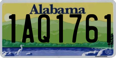 AL license plate 1AQ1761
