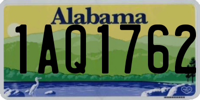 AL license plate 1AQ1762