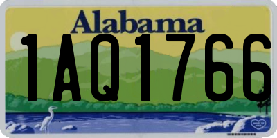 AL license plate 1AQ1766