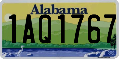AL license plate 1AQ1767