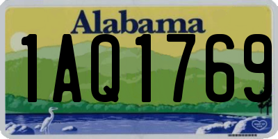 AL license plate 1AQ1769