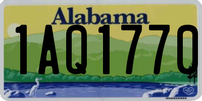 AL license plate 1AQ1770