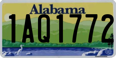 AL license plate 1AQ1772